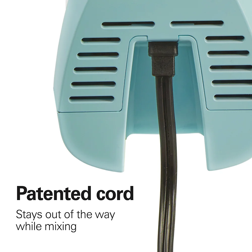 6 Speed Hand Mixer with QuickBurst™, Ice Blue - Image 6