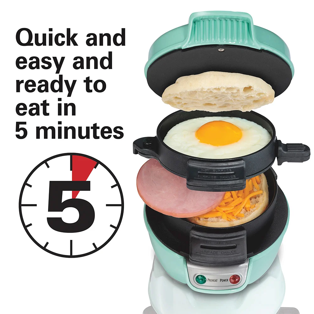 Alternative view of Breakfast Sandwich Maker, Mint