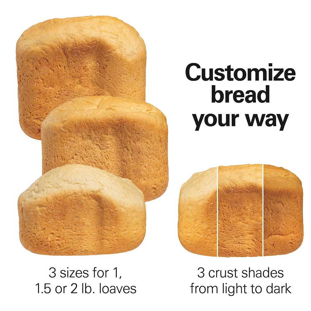 2lb Bread Maker, Black - Image 4