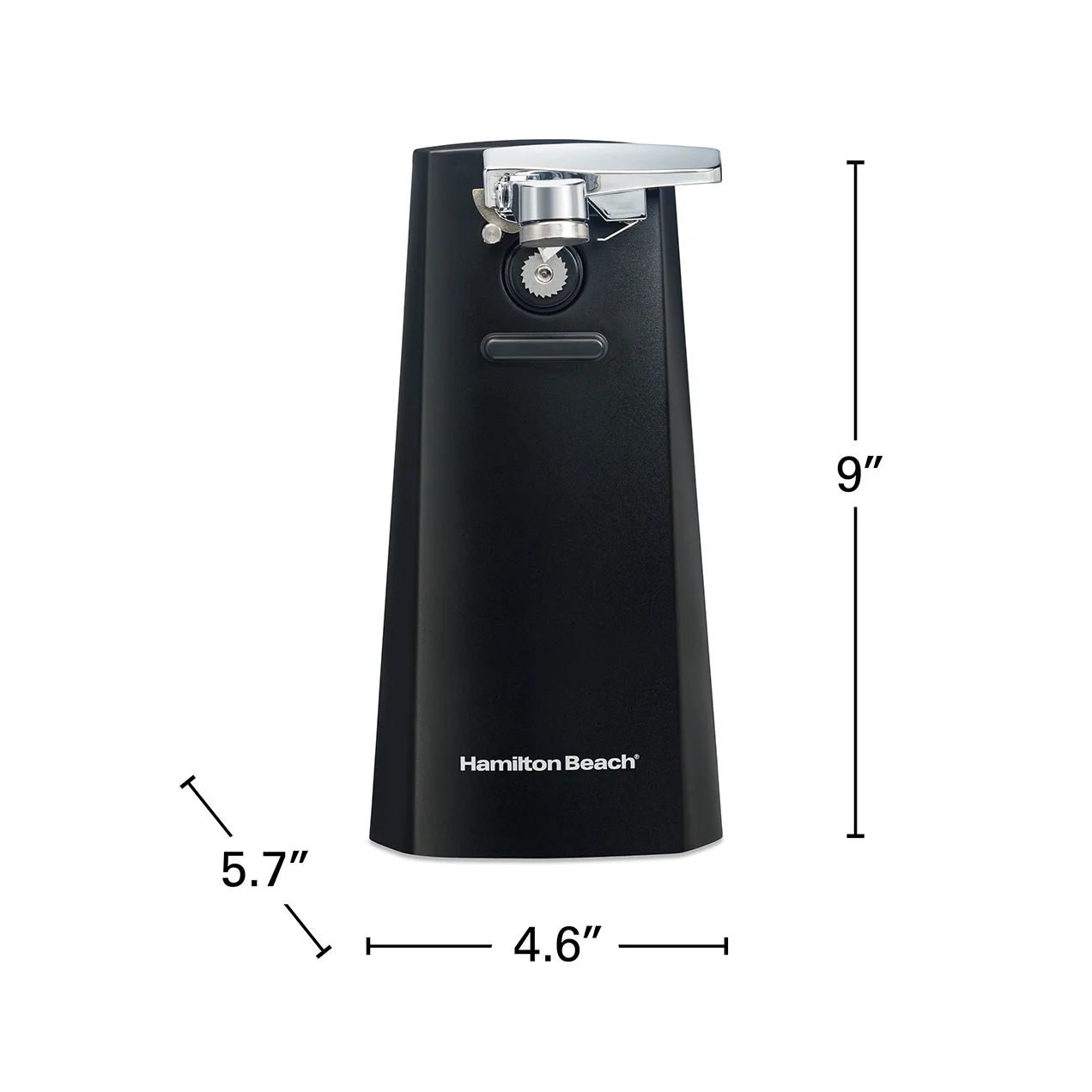 Extra-Tall Can Opener with Removable Cutting Lever, Black - Image 7