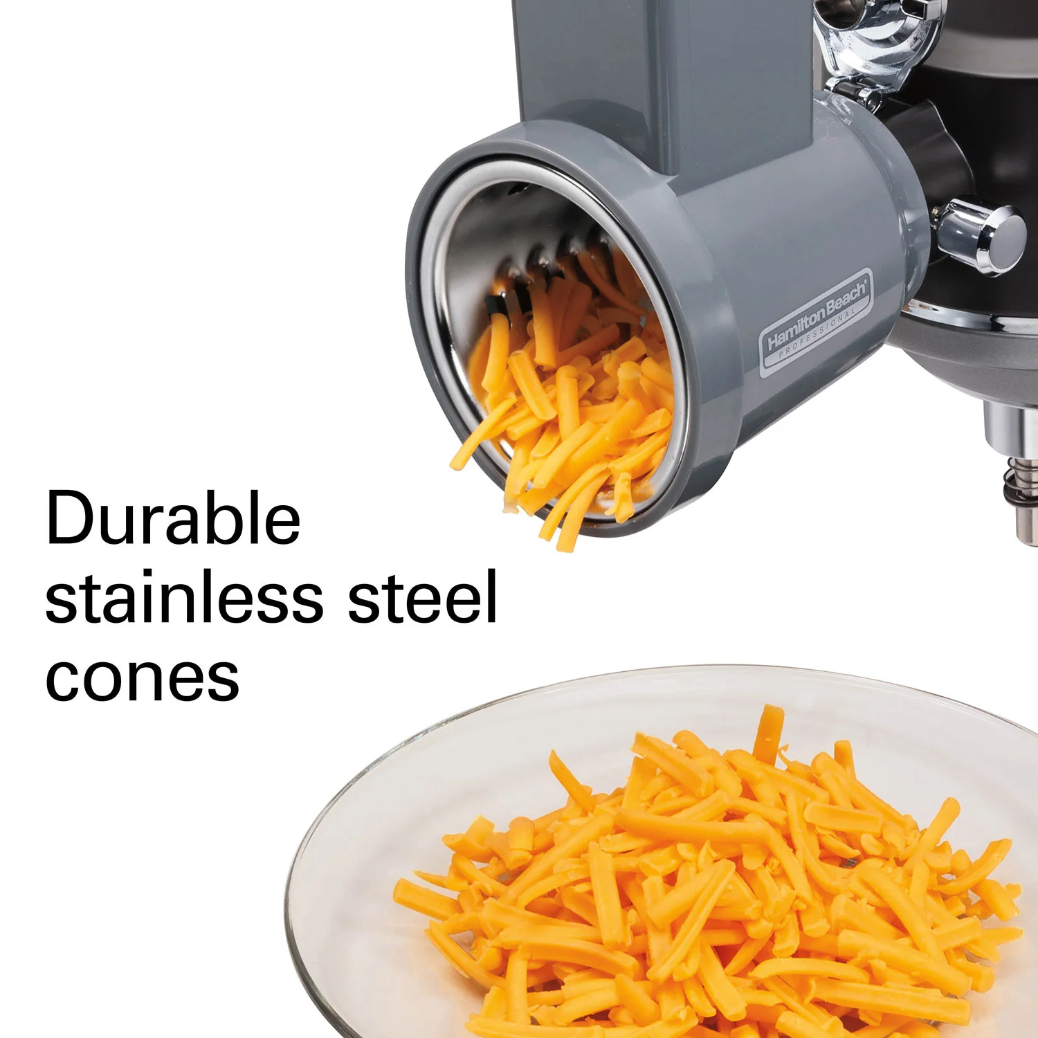 Hamilton Beach® Professional Stand Mixer Attachment, Slicer and Shredder - Image 4