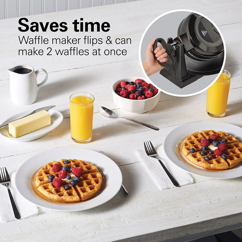 Double Belgian Waffle Maker - Image 3