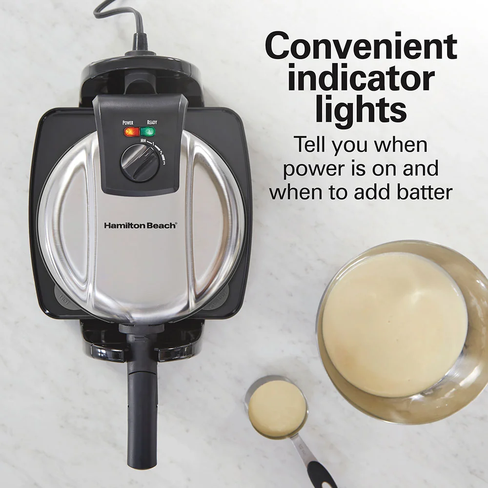 Removable-Grid Belgian Waffle Maker - Image 7