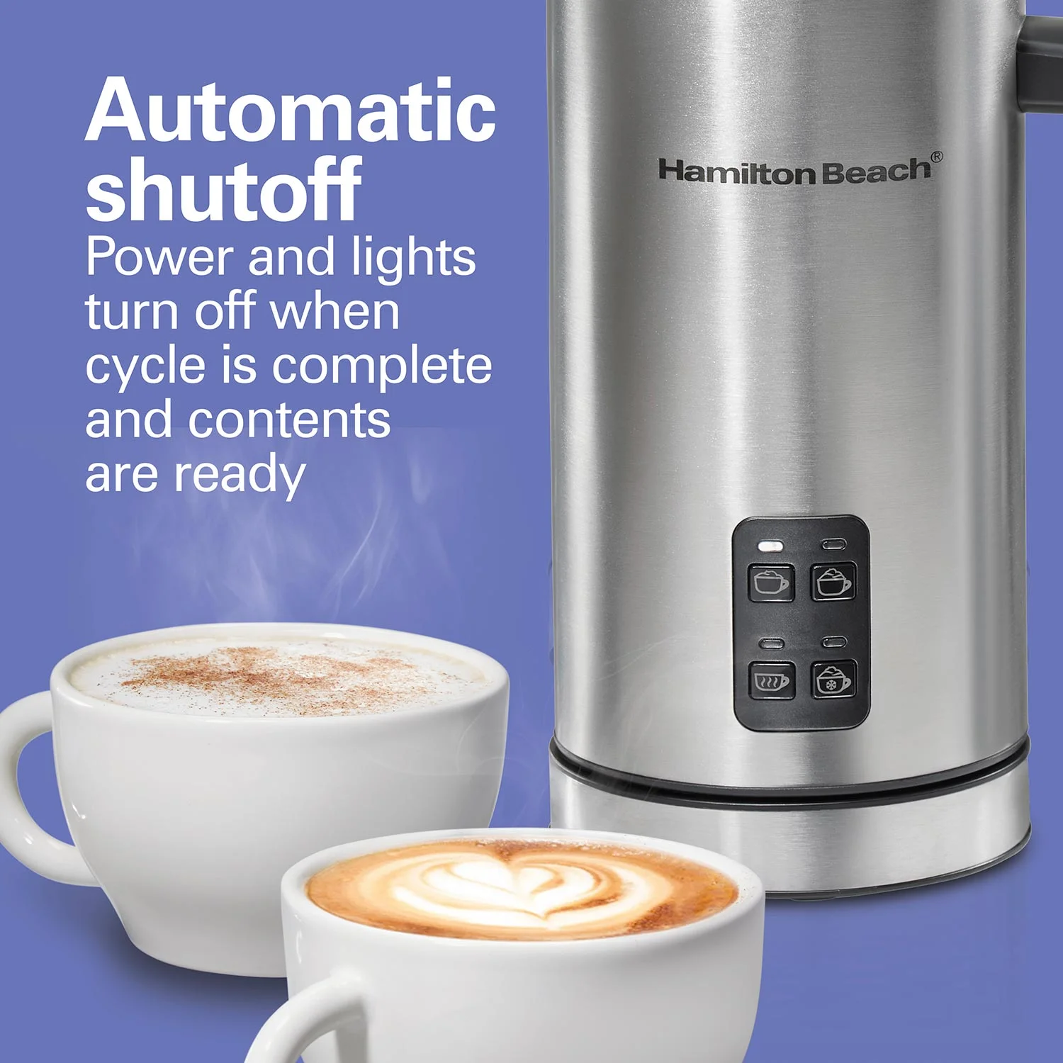 Milk Frother and Warmer, Stainless Steel - Image 4
