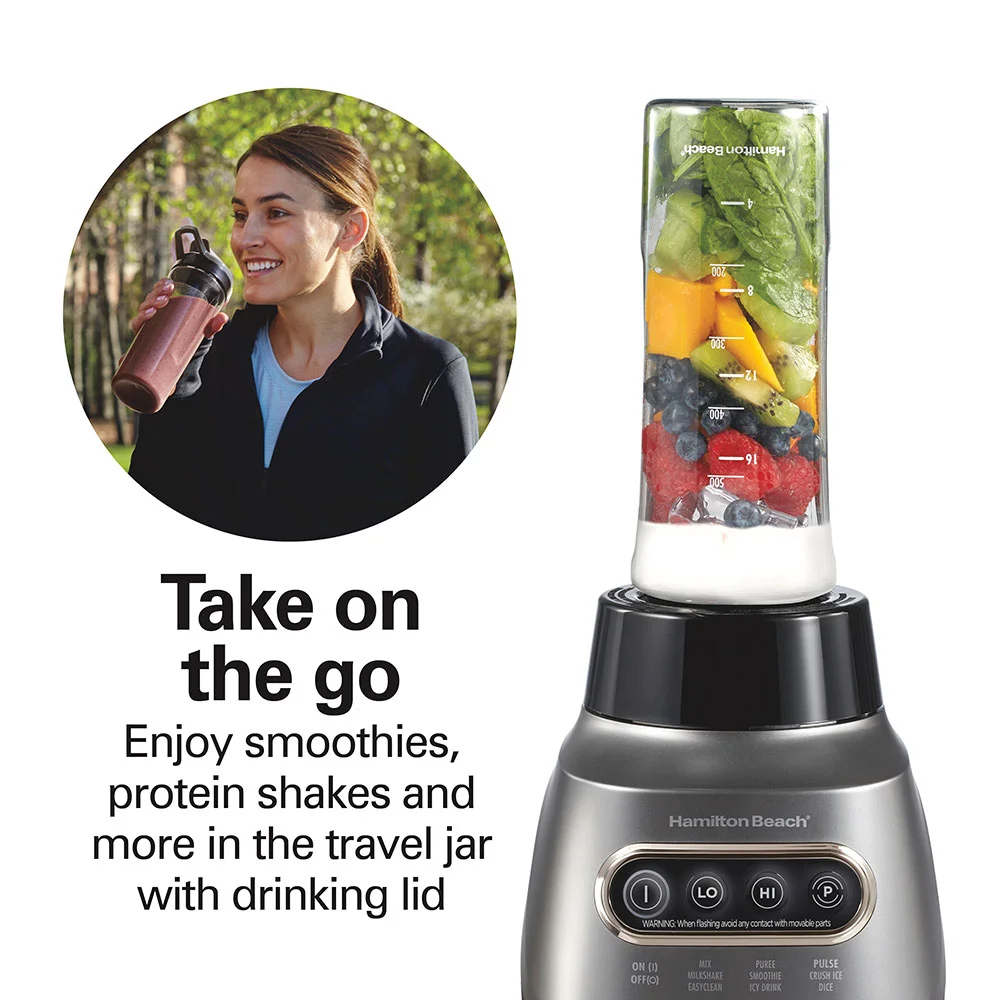 2-in-1 Blender with Travel Jar - Image 7
