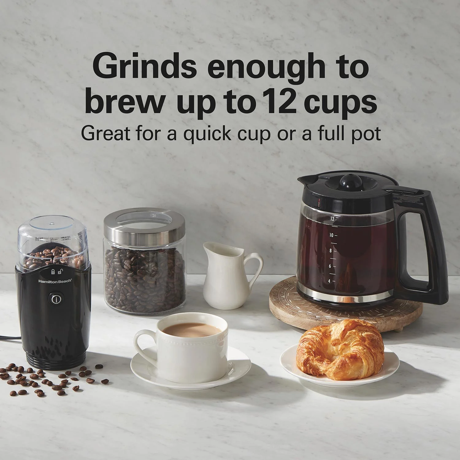 Hamilton Beach® Coffee and Spice Grinder, Black, 80410G - Image 3