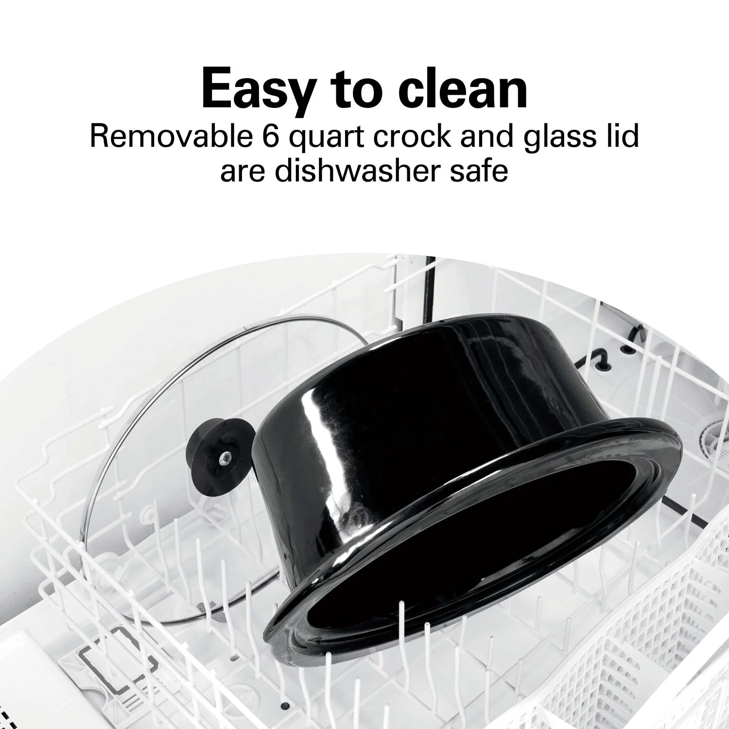 6 Quart Programmable Defrost Slow Cooker - Image 7