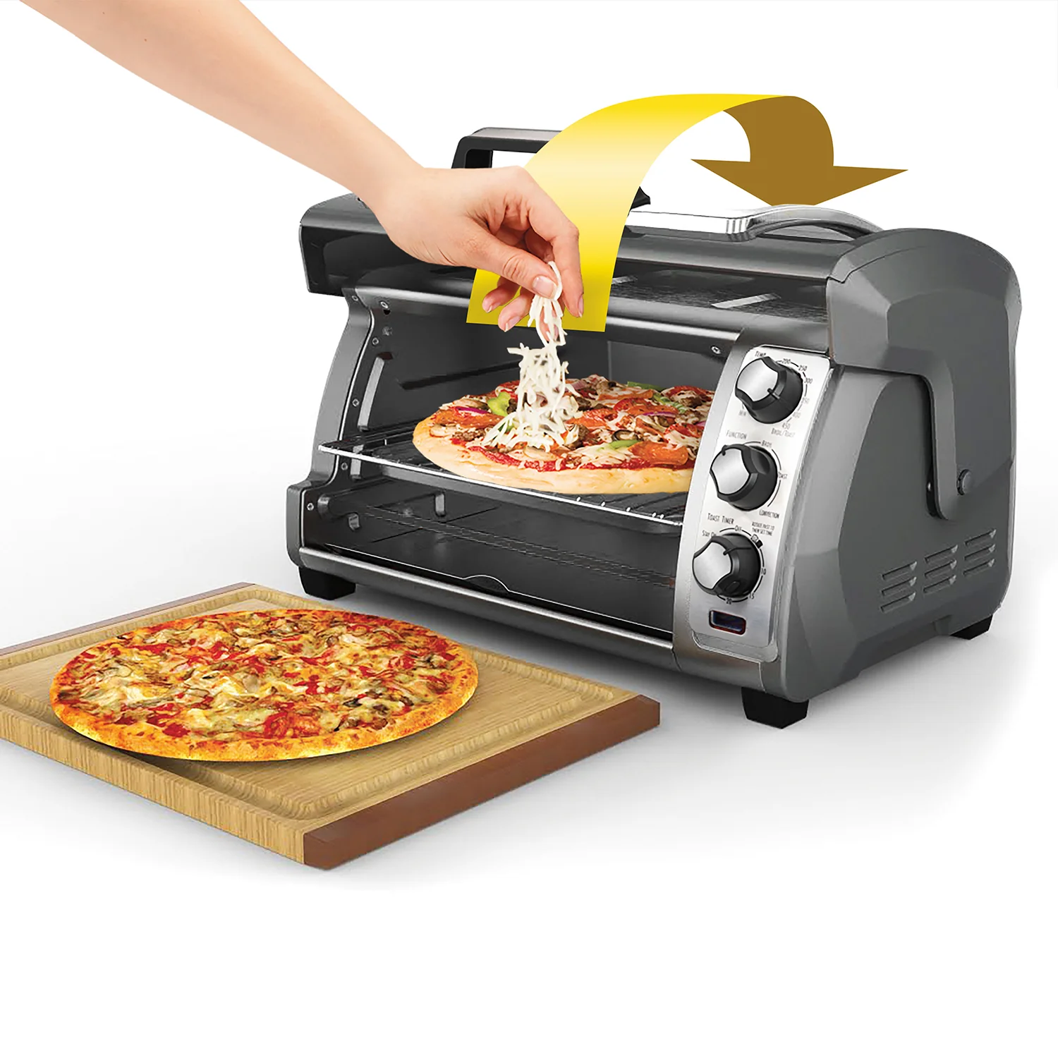 Easy Reach® Toaster Oven with Roll-Top Door - Image 3
