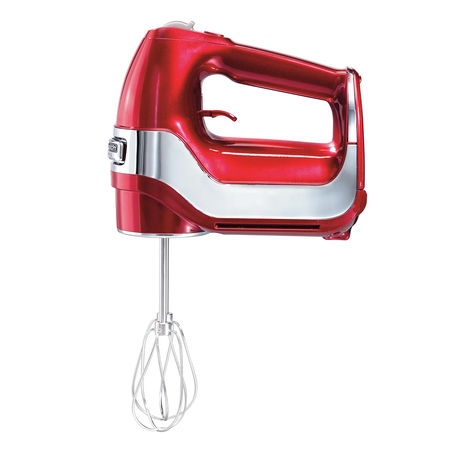 Alternative view of Hamilton Beach® Professional Hand Mixer 5 Speed, Red