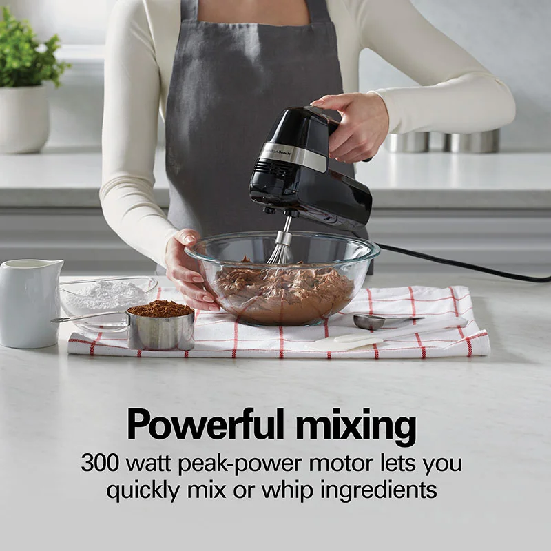 6 Speed Hand Mixer with Storage Clip - Image 5