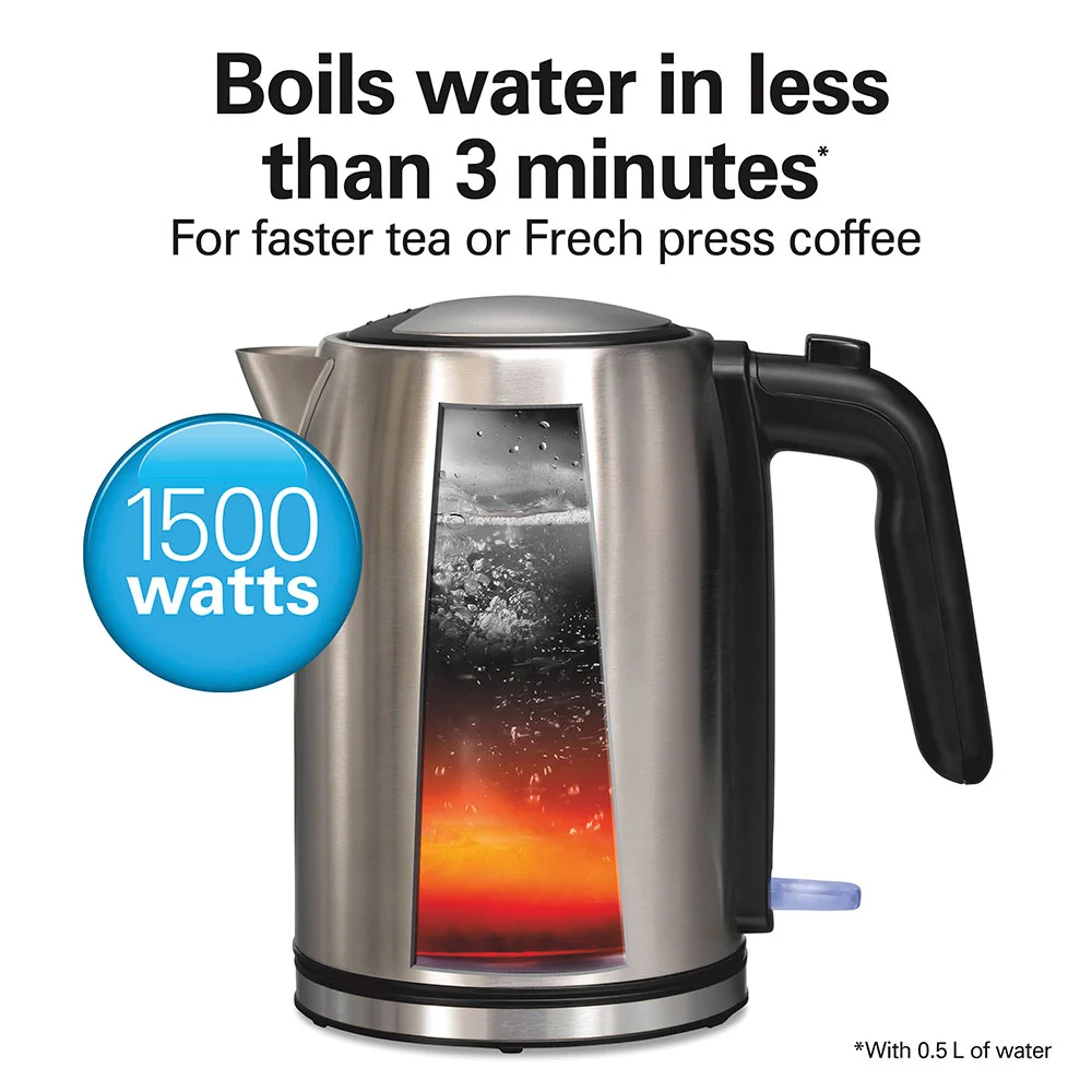 Alternative view of 1.2 Liter Easy-Grip Electric Kettle