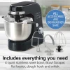 7 Speed Stack & Scrape™ Stand Mixer, Black - Image 7