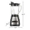 Power Elite™ Blender with 40 oz. Glass Jar, Black - Image 8