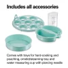 3-in-1 Egg Cooker with 7 Egg Capacity, Teal - Image 7