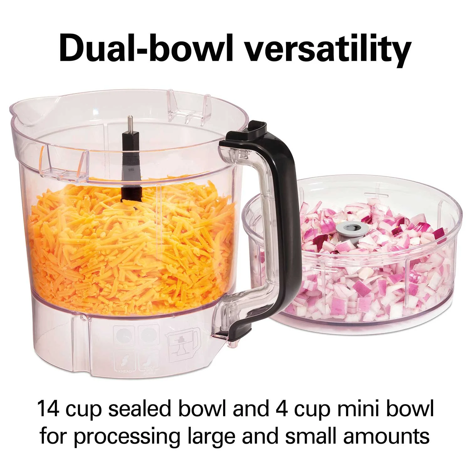 Alternative view of Hamilton Beach® Stack & Snap™ Duo Food Processor, 14 Cup Capacity, 70585