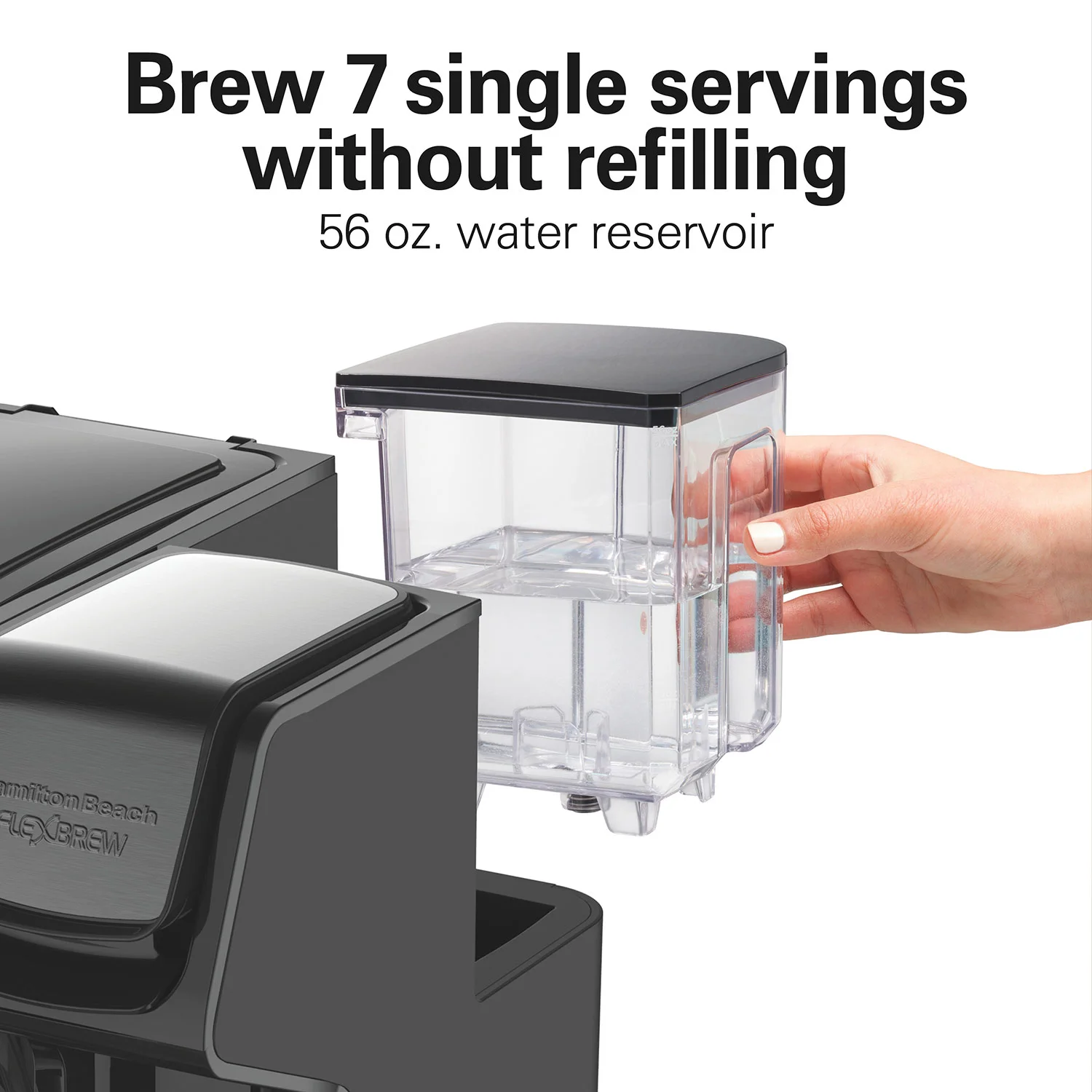 Recertified FlexBrew® Trio Coffee Maker, Black Stainless - Image 4