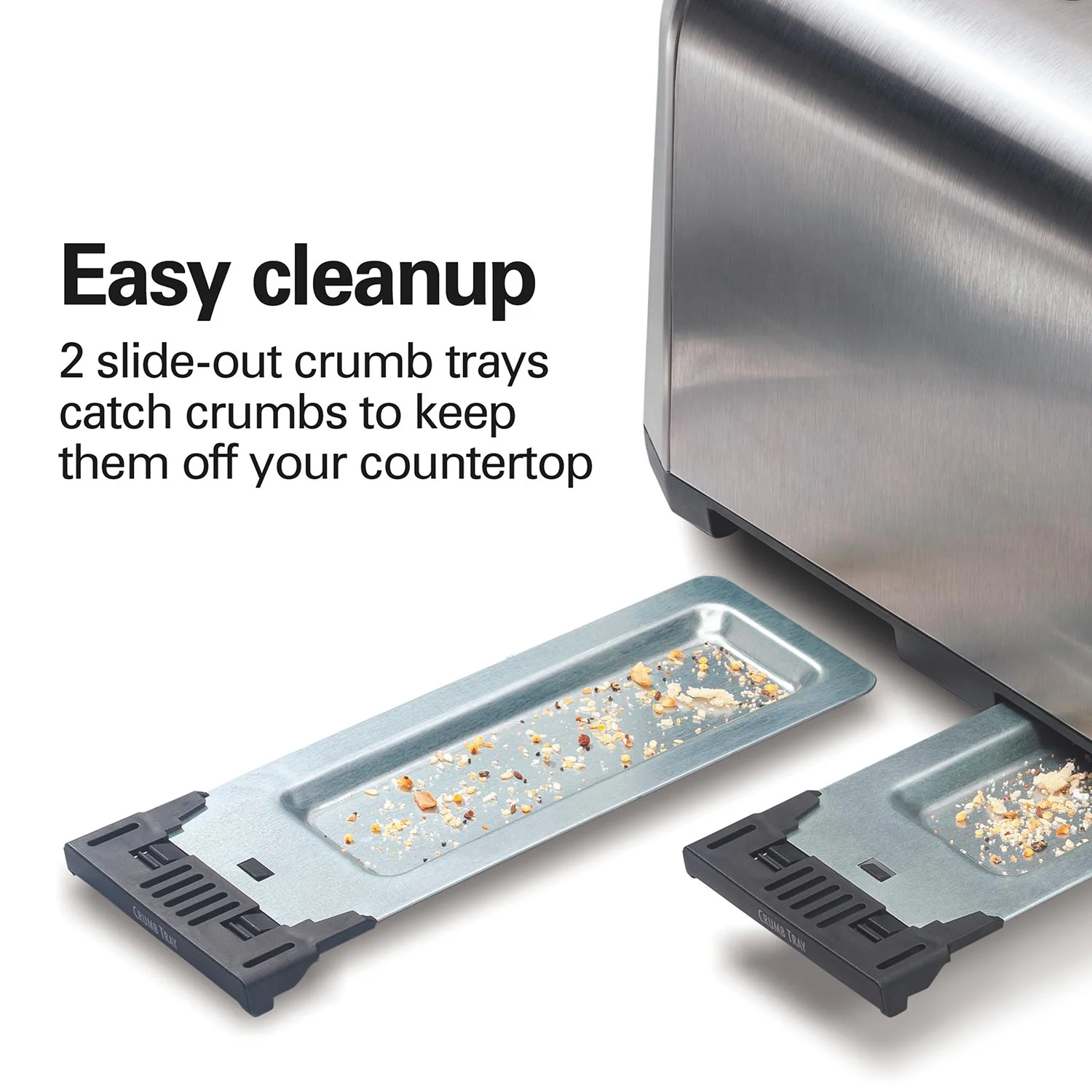4 Slice Metal Toaster with Extra-Wide Slots - Image 5