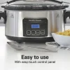 Programmable Stay or Go® 6 Qt. Slow Cooker, Stainless Steel - Image 5