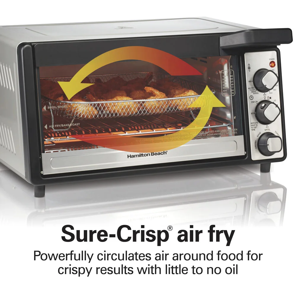 6 Slice Sure-Crisp® Air Fry Oven with Easy-View Window - Image 5