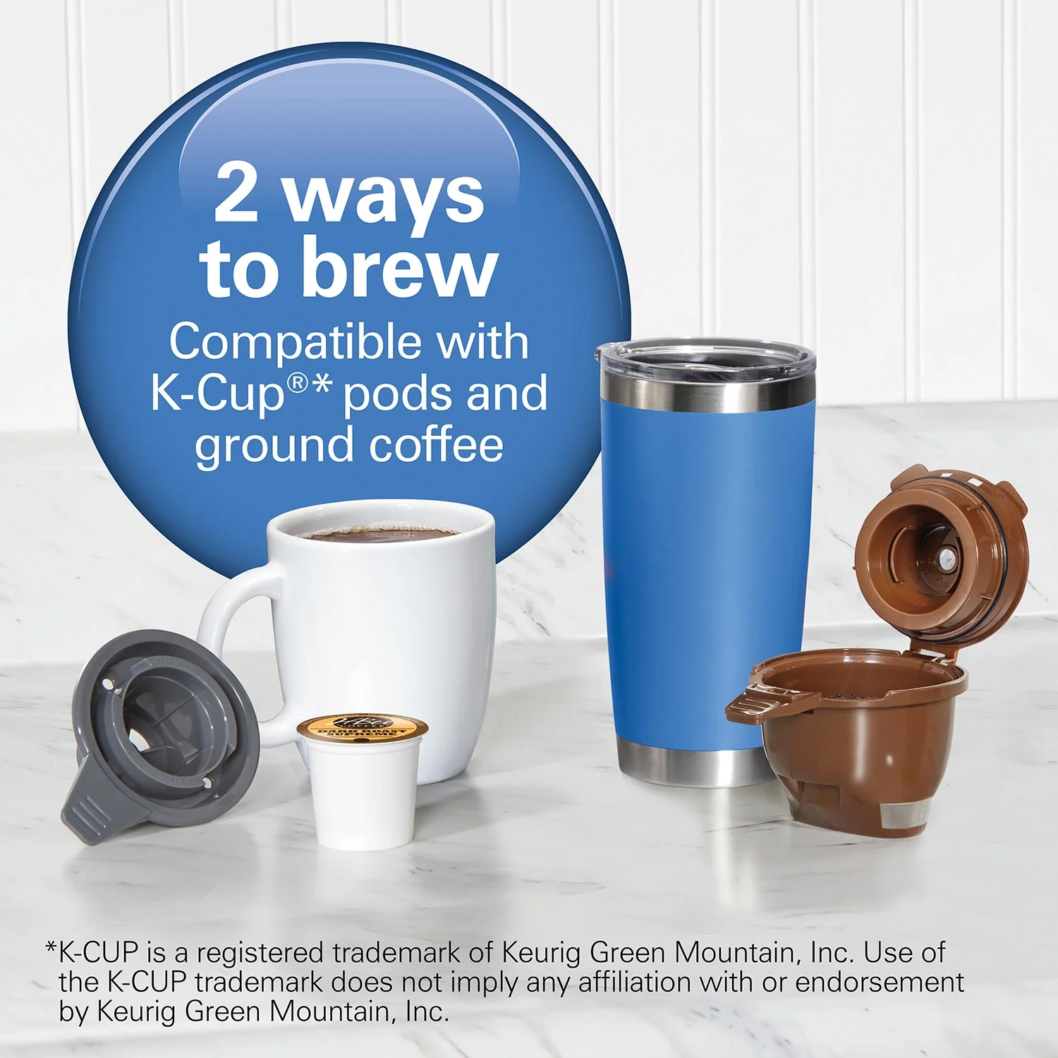 Alternative view of FlexBrew® Single-Serve Coffee Maker with Removable Reservoir