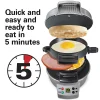 Breakfast Sandwich Maker with Timer, Silver - Image 2