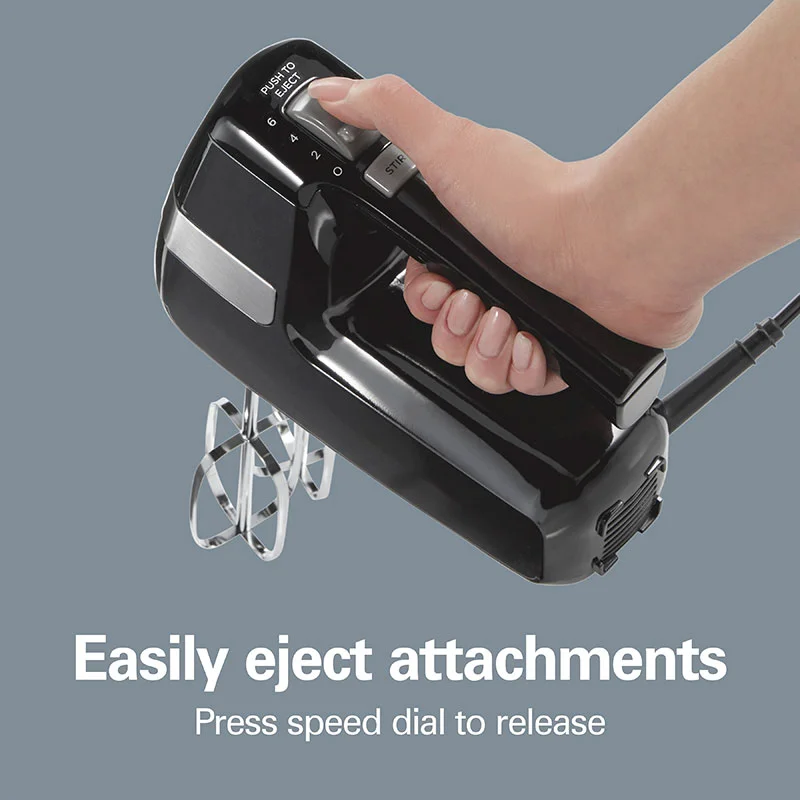 6 Speed Hand Mixer with Storage Clip - Image 7