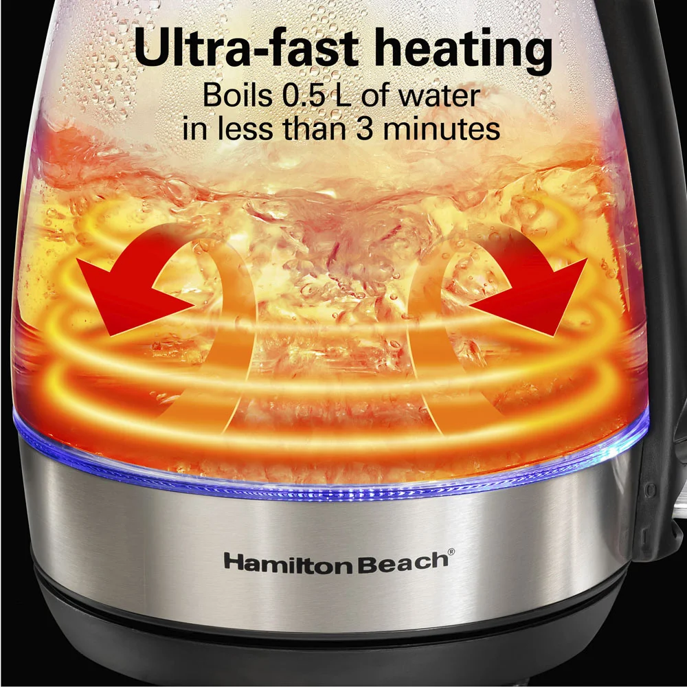 Alternative view of 1.2 Liter Compact Glass Kettle