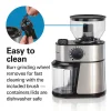 Hamilton Beach Flat Burr Coffee Grinder,18 Grind Settings,Stainless Steel Housing, 80385 - Image 5