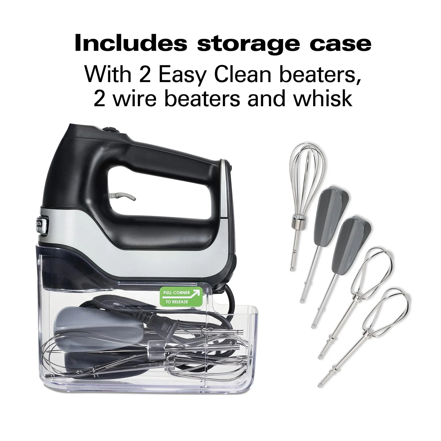 Hamilton Beach® Professional 7 Speed Hand Mixer with Easy Clean Beaters - Image 5