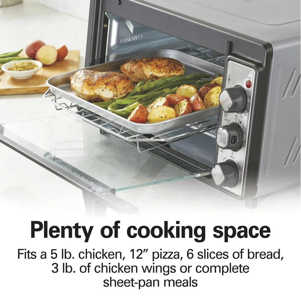 6 Slice Sure-Crisp® Air Fry Oven with Easy-View Window - Image 4