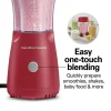 Personal Blender with Travel Lid, Red - Image 6
