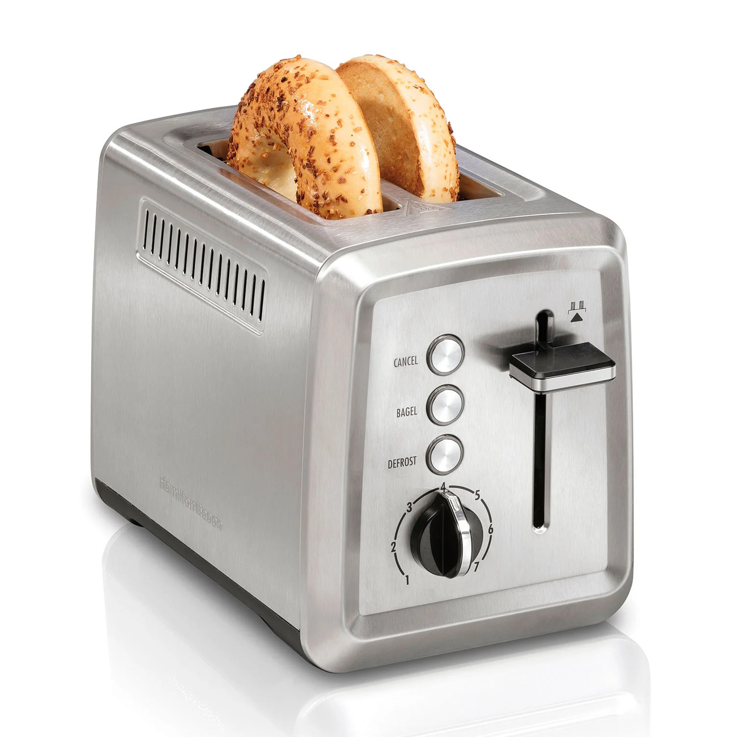 2 Slice Stainless Steel Toaster