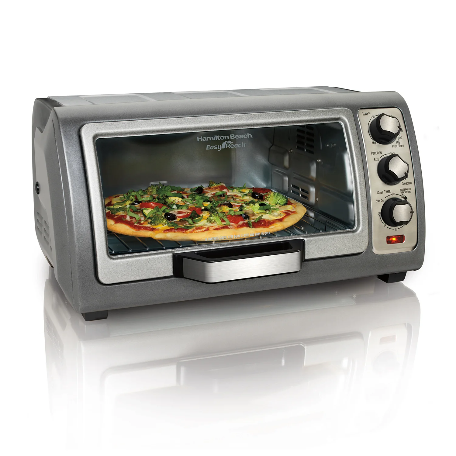 Easy Reach® Toaster Oven with Roll-Top Door