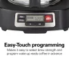 FrontFill® 5 Cup Compact Coffee Maker with Programmable Clock & Glass Carafe - Image 5