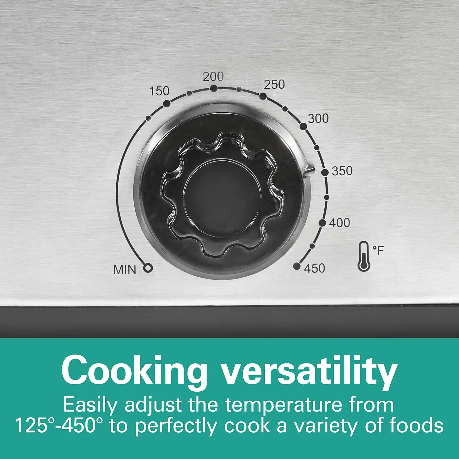 Electric Roaster Oven 22 Quarts, Stainless Steel - Image 4