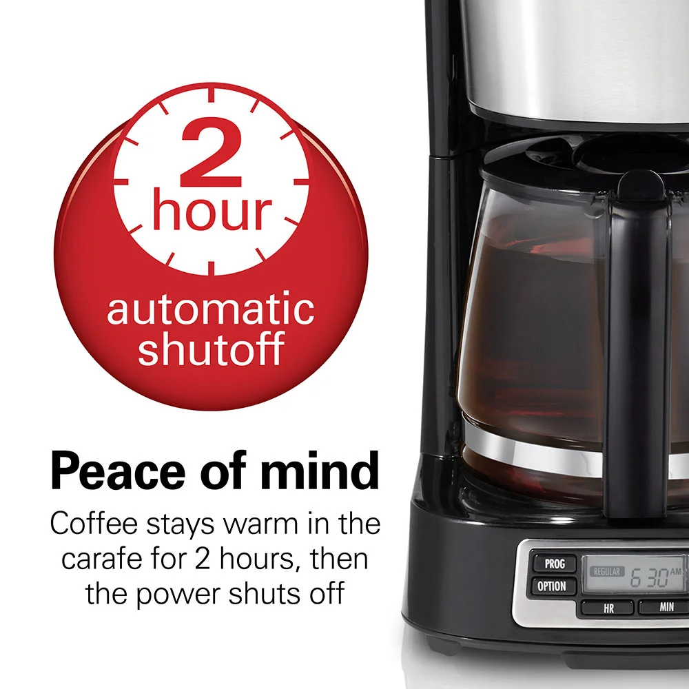 FrontFill® Mini Brew 5 Cup Programmable Coffee Maker - Image 7