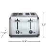 4 Slice Metal Toaster with Extra-Wide Slots - Image 8
