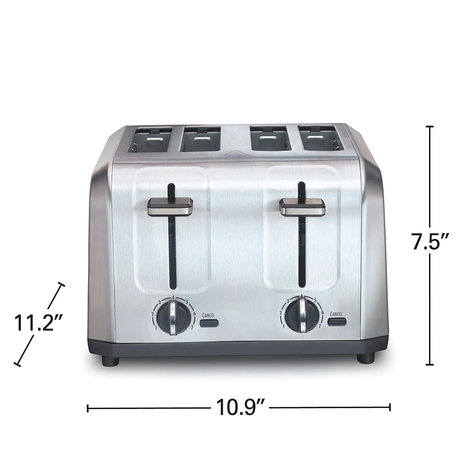 4 Slice Metal Toaster with Extra-Wide Slots - Image 8