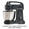 7 Speed Stand Mixer, 4 Quart, Black - Image 3