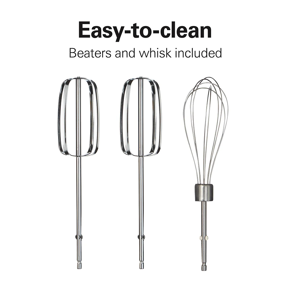 6 Speed Hand Mixer with QuickBurst™, Ice Blue - Image 4